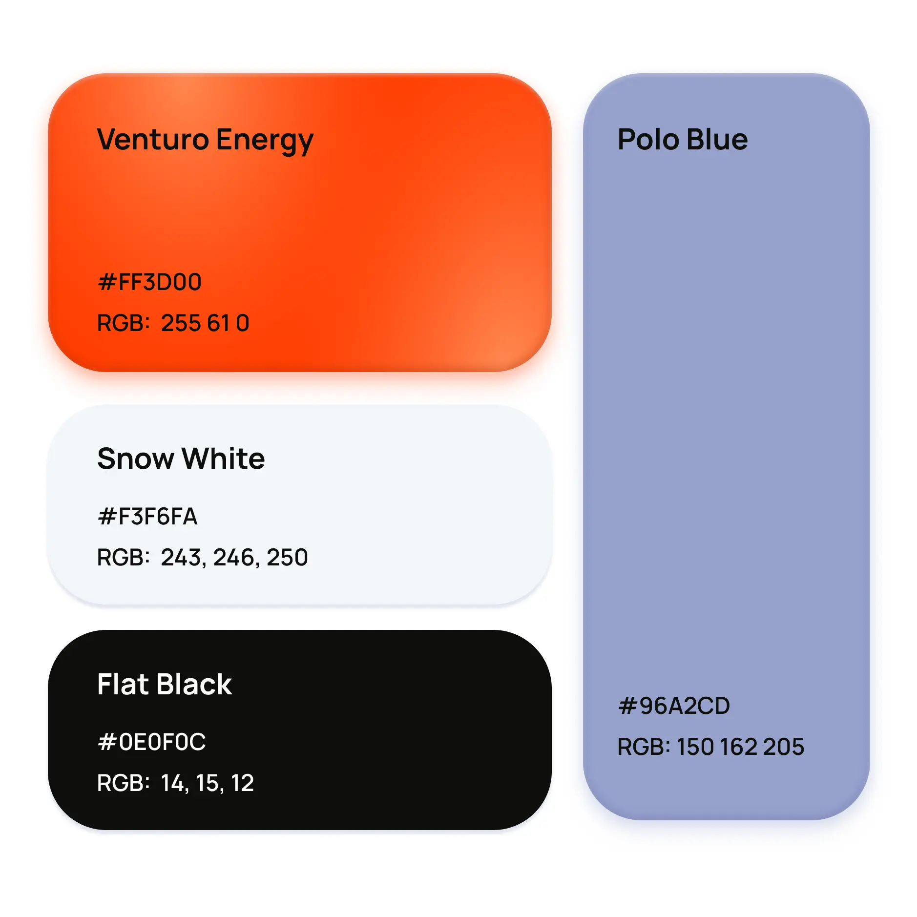 Venturo brand colors